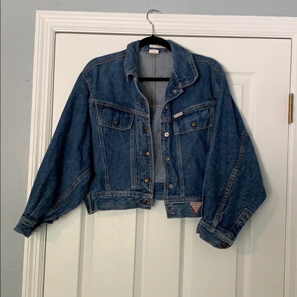 Georges Marciano for Guess Denim Bomber Jacket